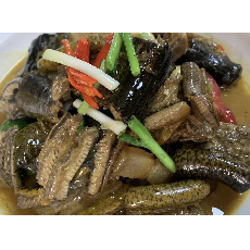 腊肉烧土黄鳝