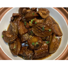 鲍鱼烧土猪肉