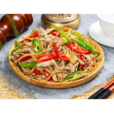 土辣椒炒千张