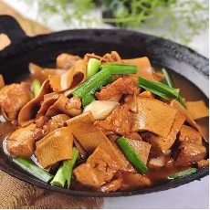 千张豆腐肉片锅