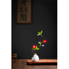 白雾红梅