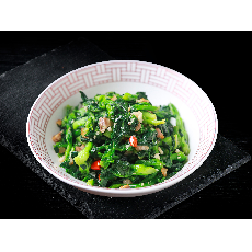 白菜杆炒肉丝